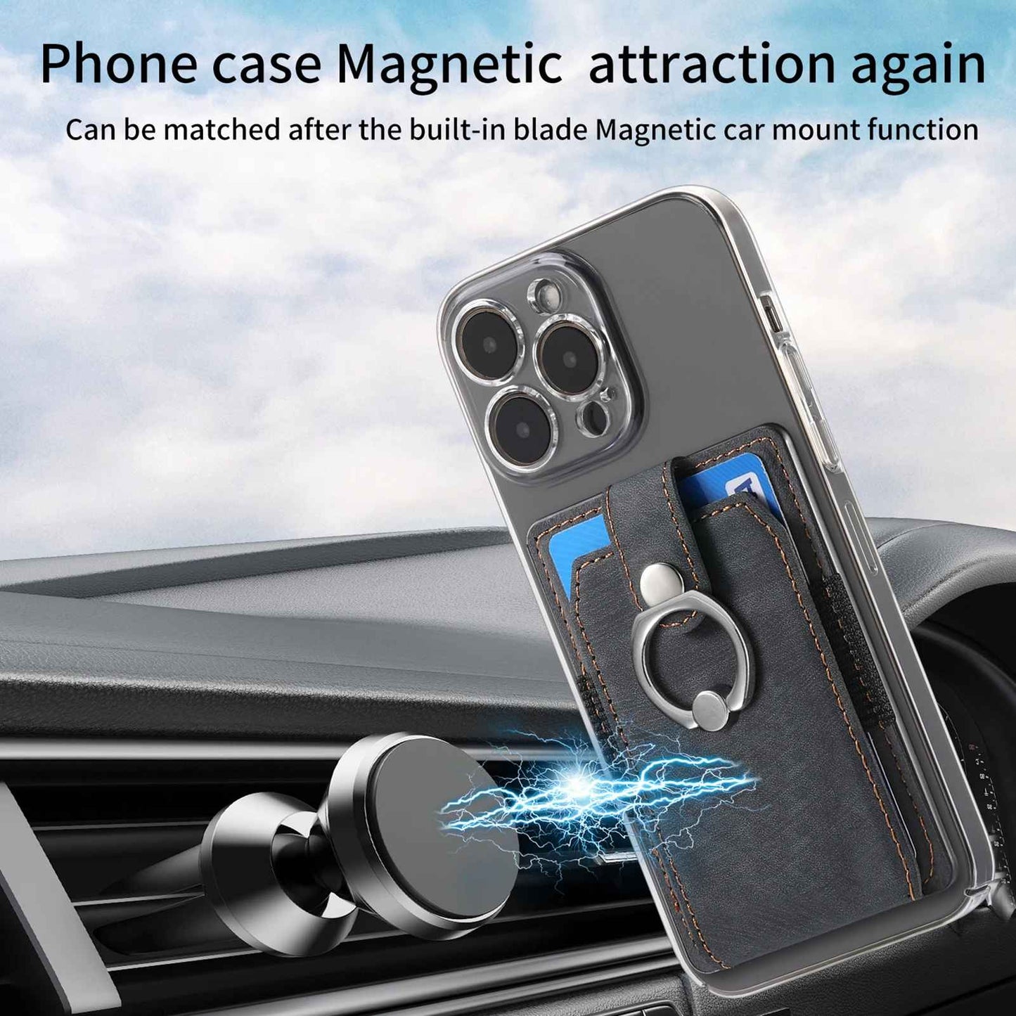 Estelle™ - Magnetische Wallet-Handyhalterung