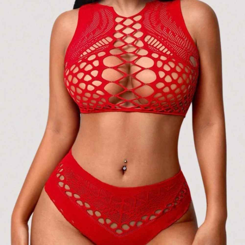 Zoe™ Sexy Netzunterwäsche (2-teiliges Set)