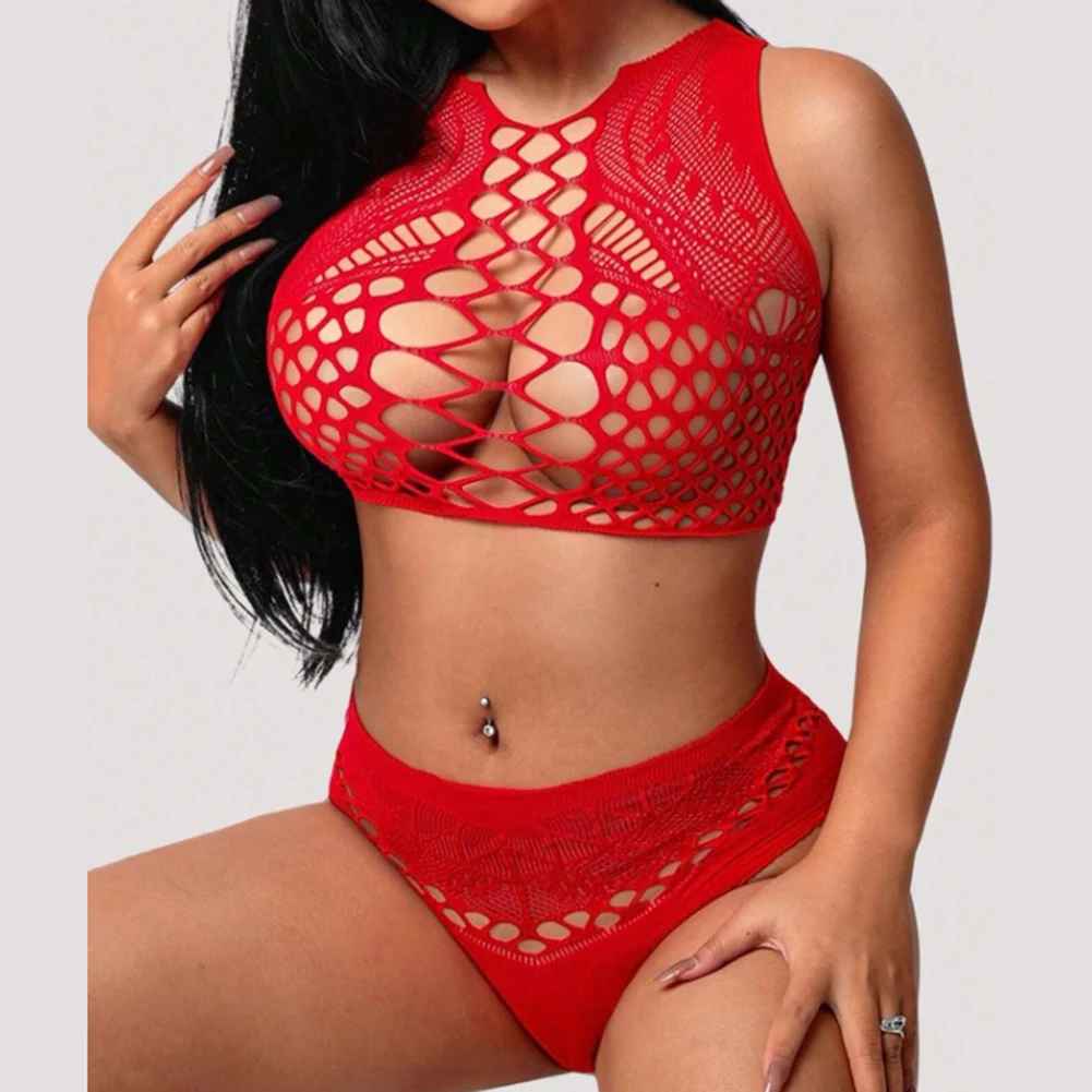Zoe™ Sexy Netzunterwäsche (2-teiliges Set)