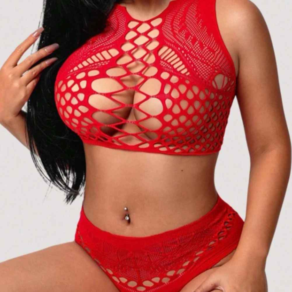 Zoe™ Sexy Netzunterwäsche (2-teiliges Set)