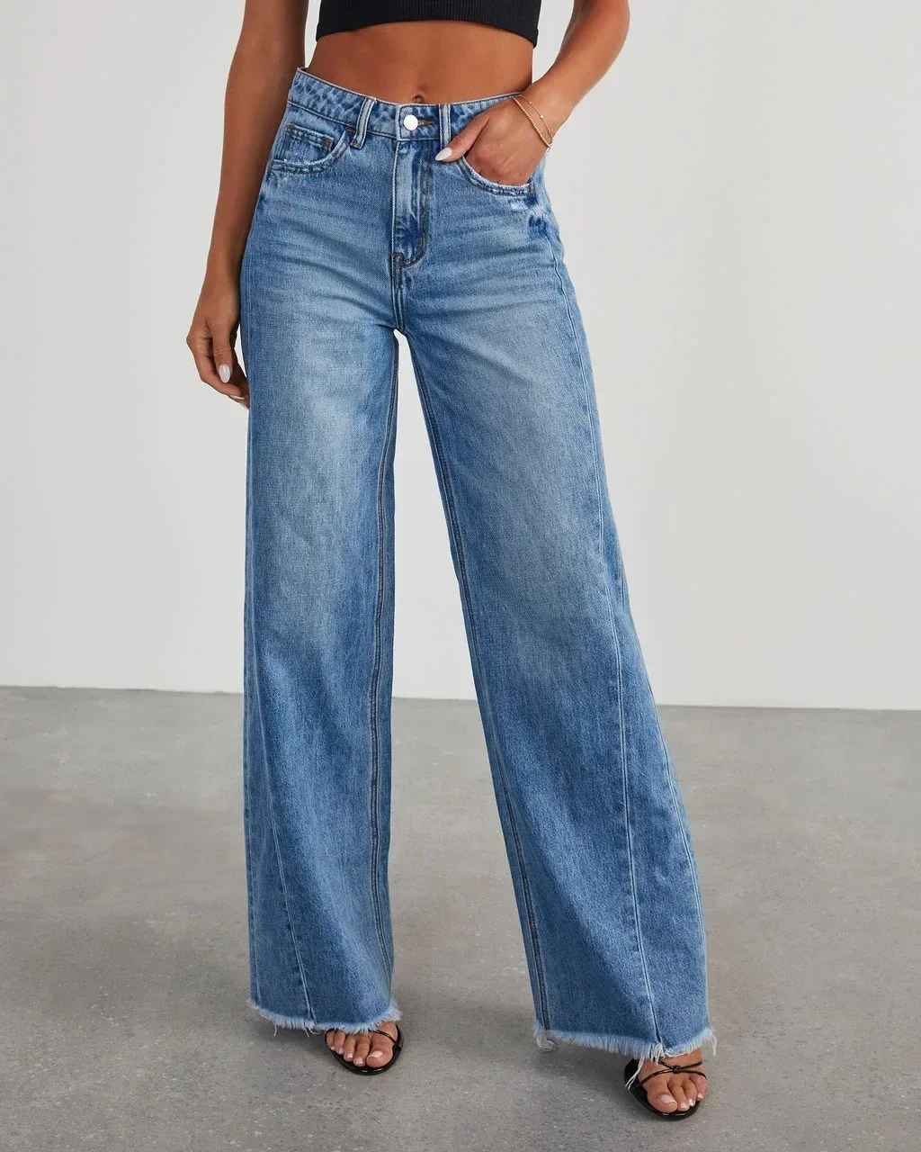 Evangeline™ - Baggy Jeans