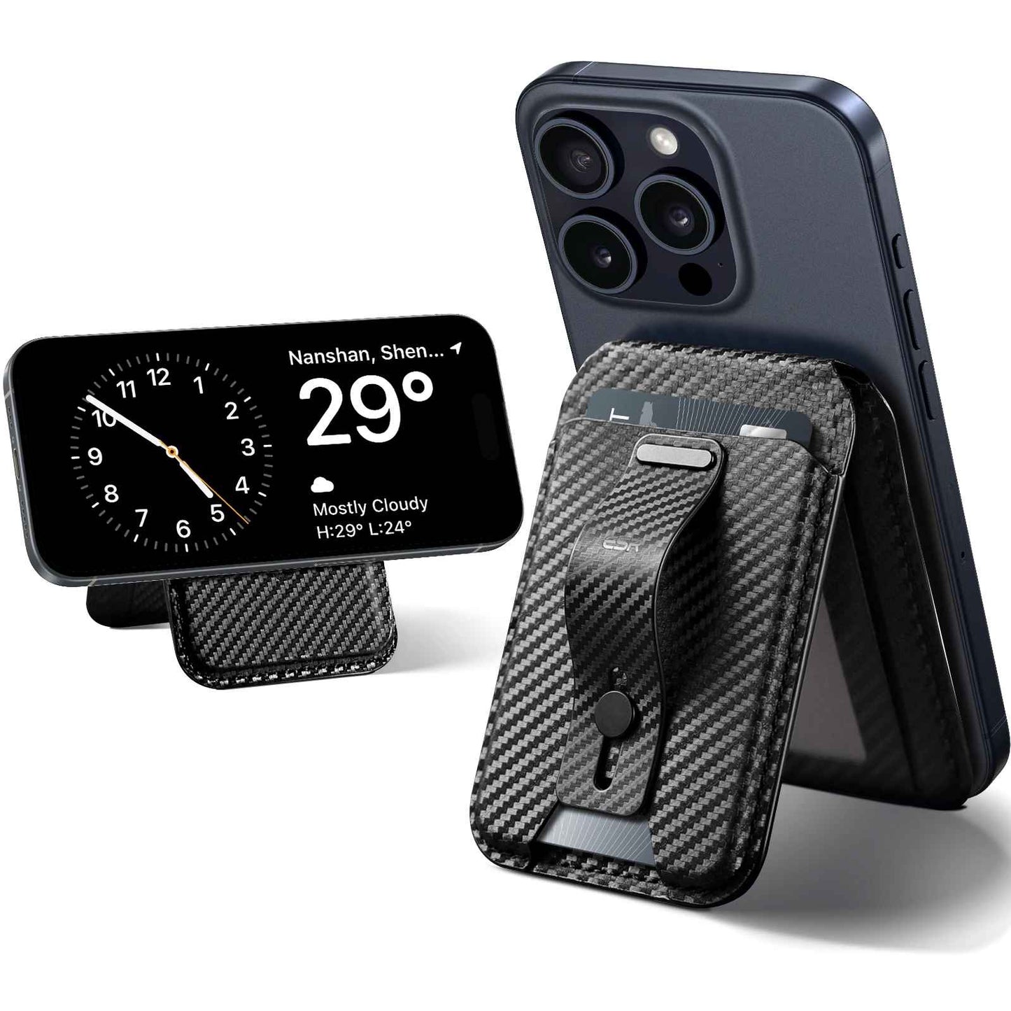Lilia™ - Magnetische Wallet-Handyhalterung
