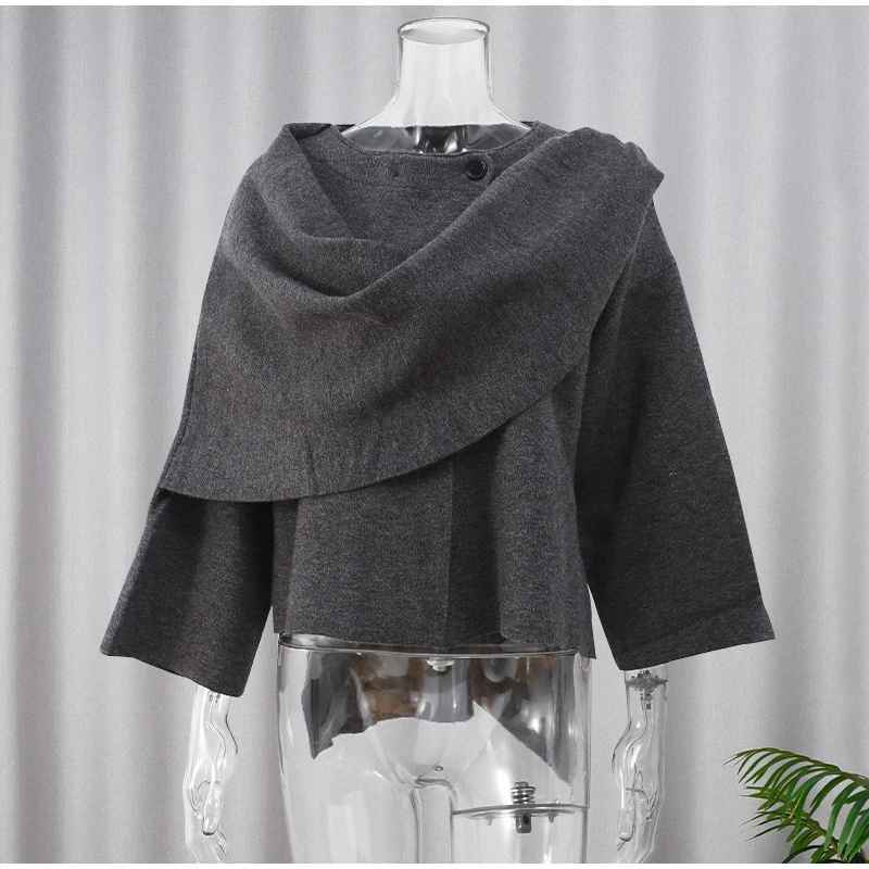 Mia™ - Wolljacke mit Schalkragen