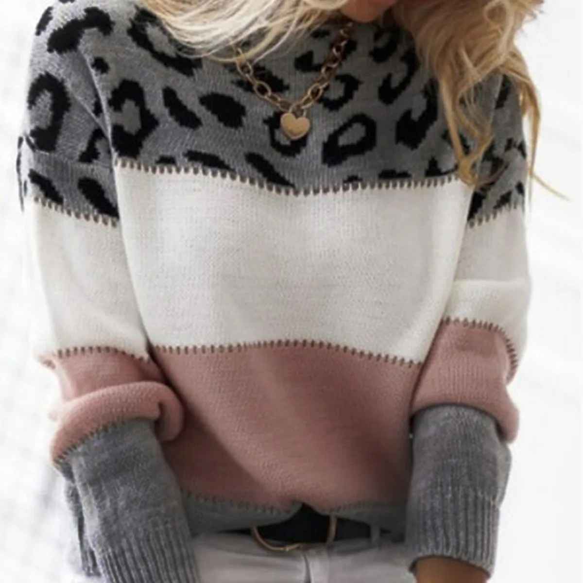 Wren™ - Pullover mit Leopardenmuster