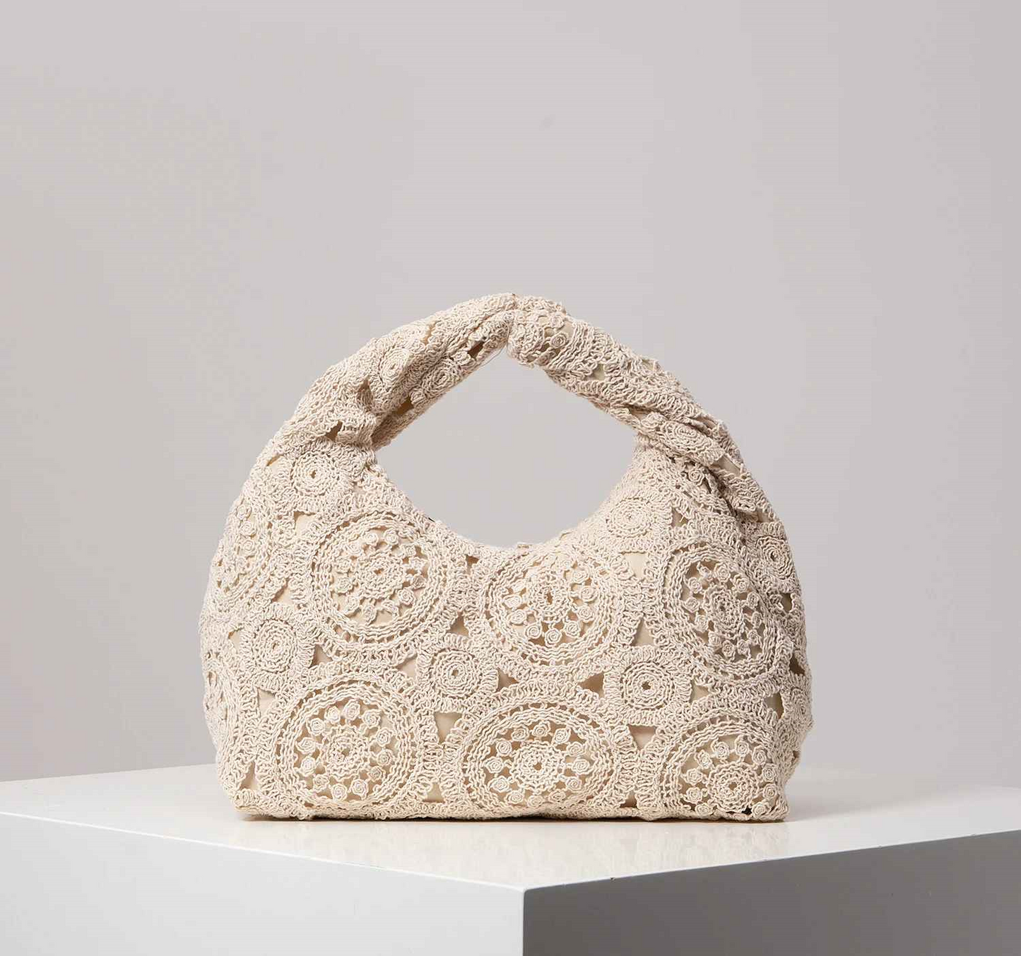 Sundaze™ – Boho Strandtasche aus Korbgeflecht
