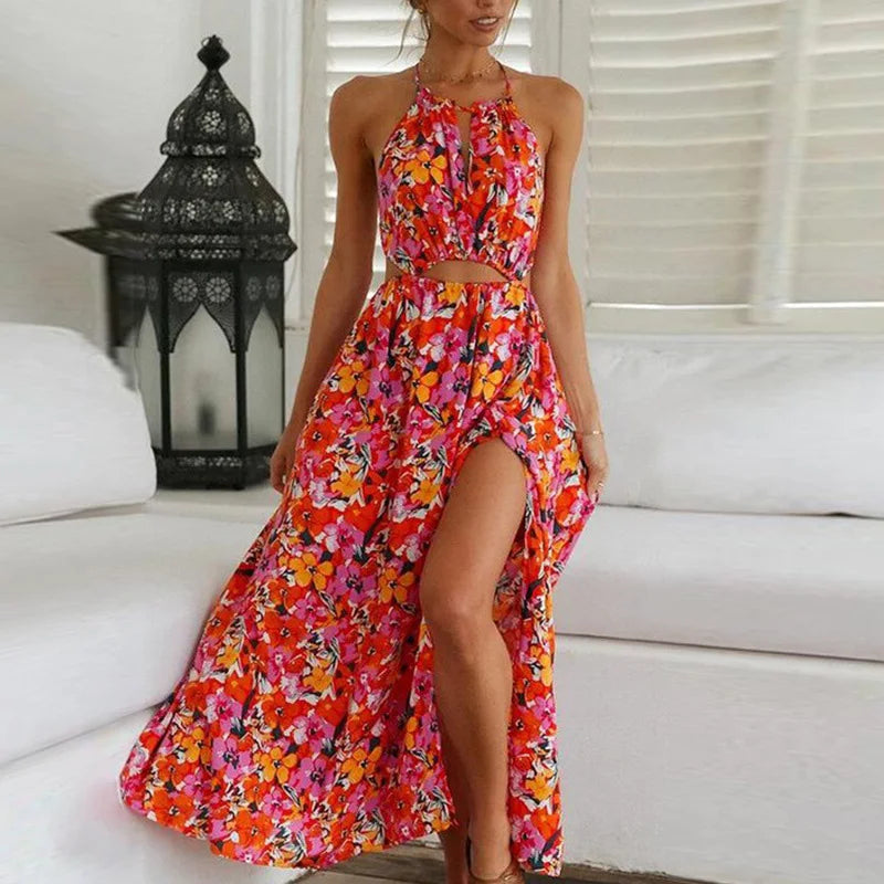 Noémie™ – Maxikleid mit Blumenmuster zum Wickeln
