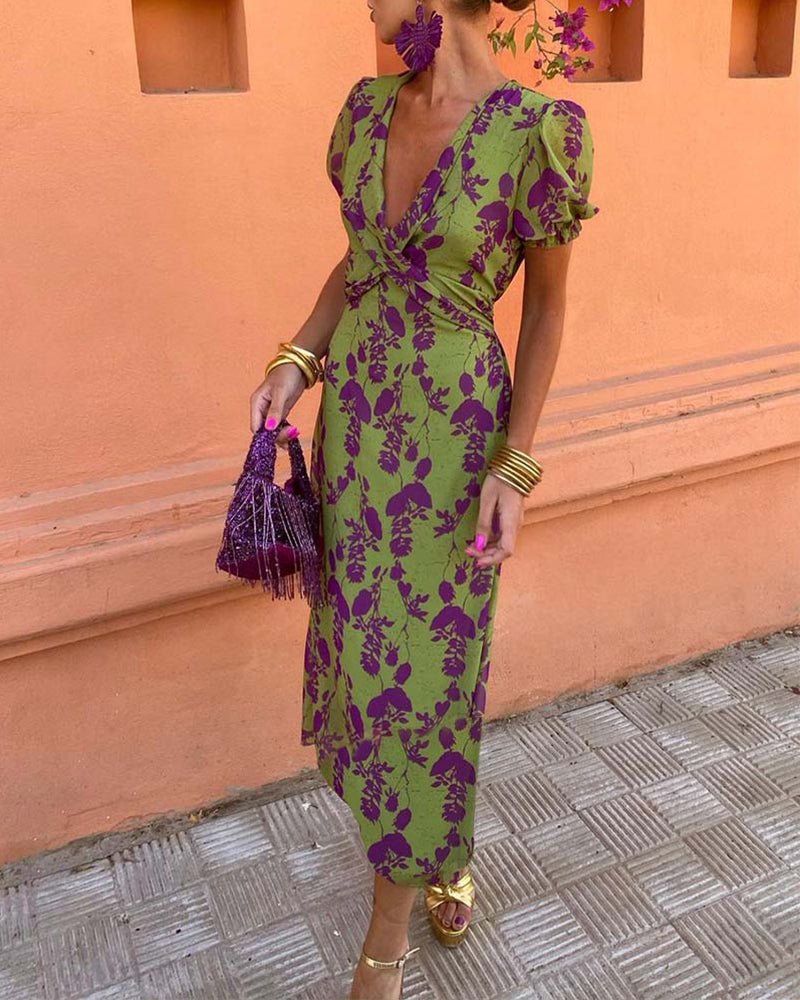 Celia™ – Elegantes Blumenkleid