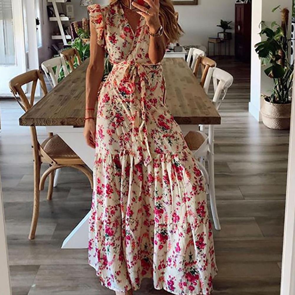 Dahlia™ – Maxikleid mit Blumenmuster