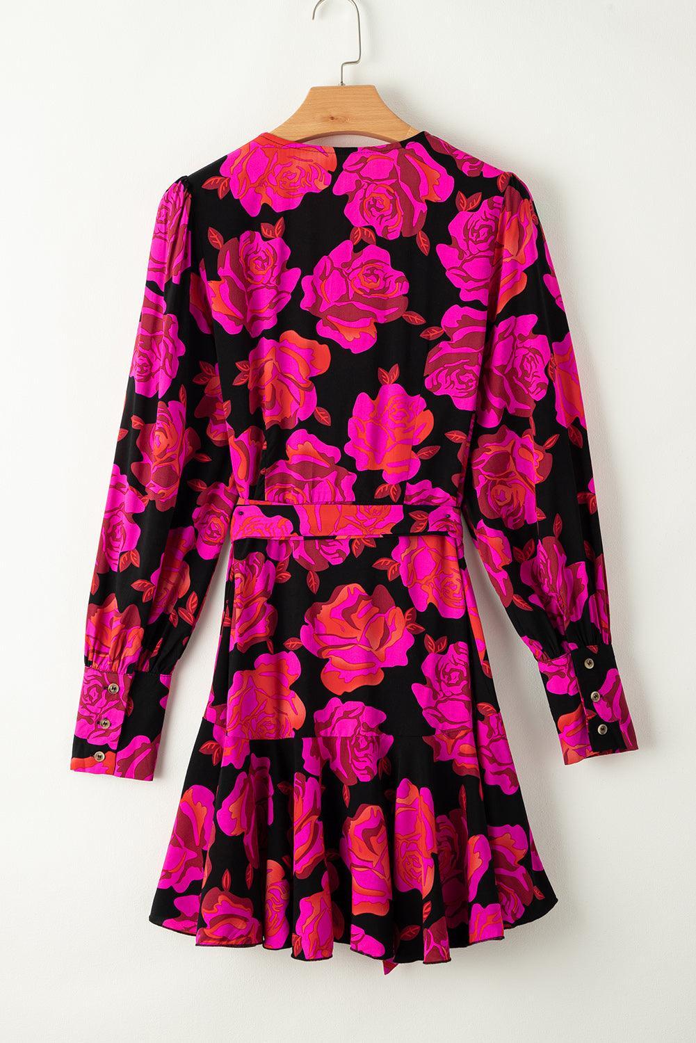 Fleur™ – Wickel-Minikleid mit Volants