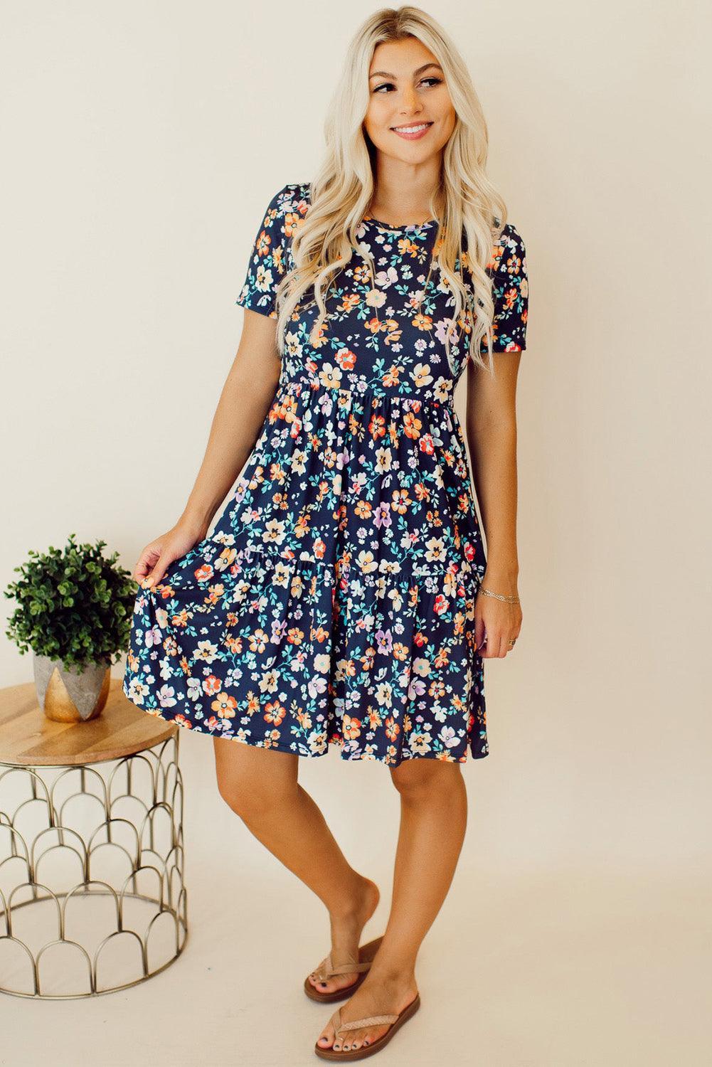 Liv™ – A-Linien-Kleid mit Blumenmuster