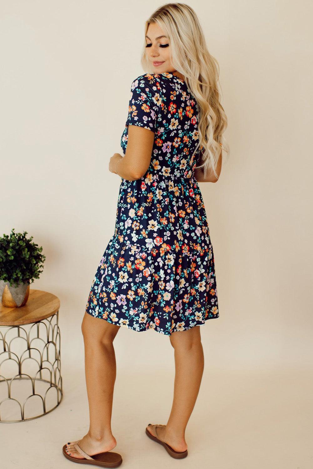 Liv™ – A-Linien-Kleid mit Blumenmuster