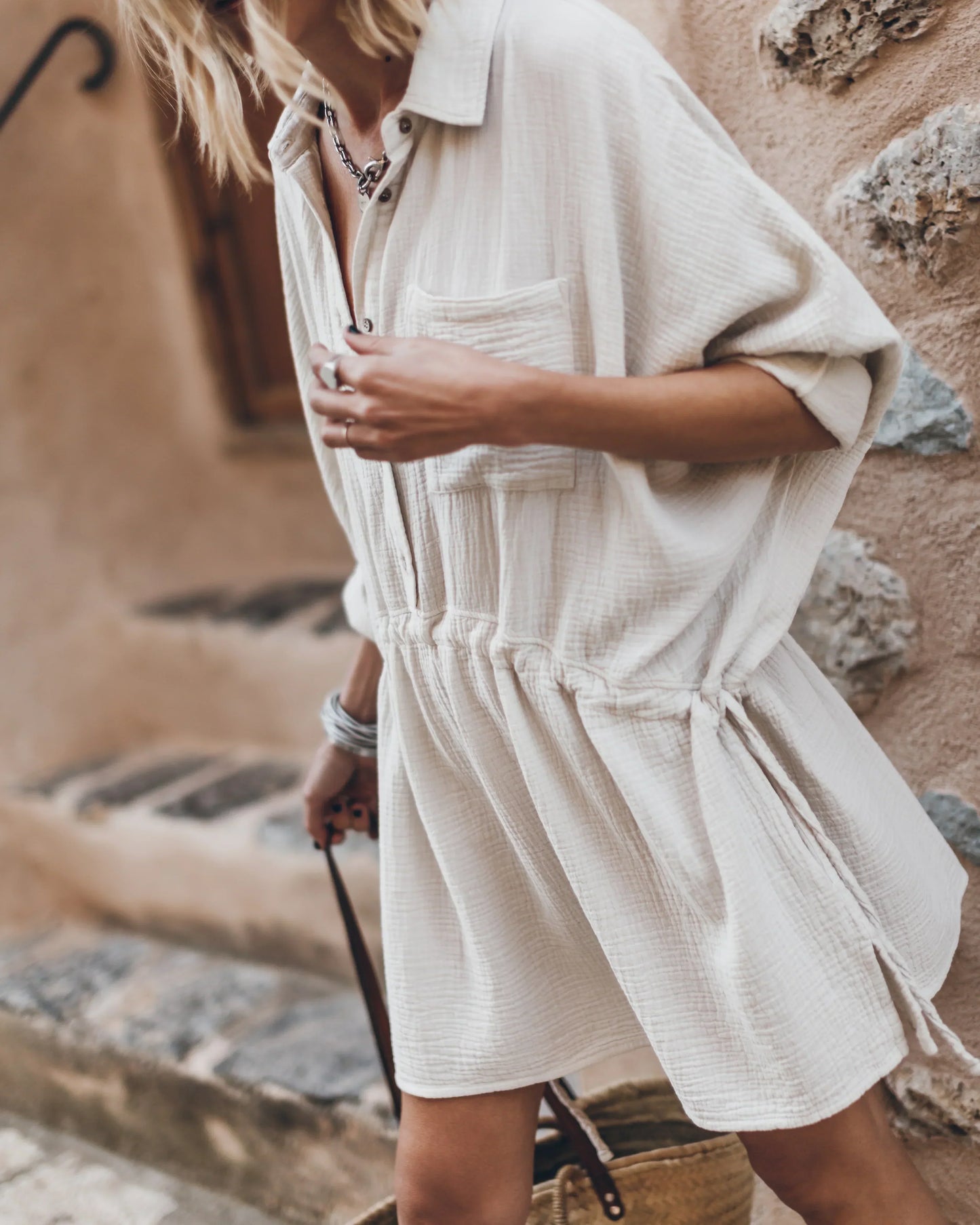 Joy™ – Zeitloses Hemdblusenkleid mit klassischem Schnitt