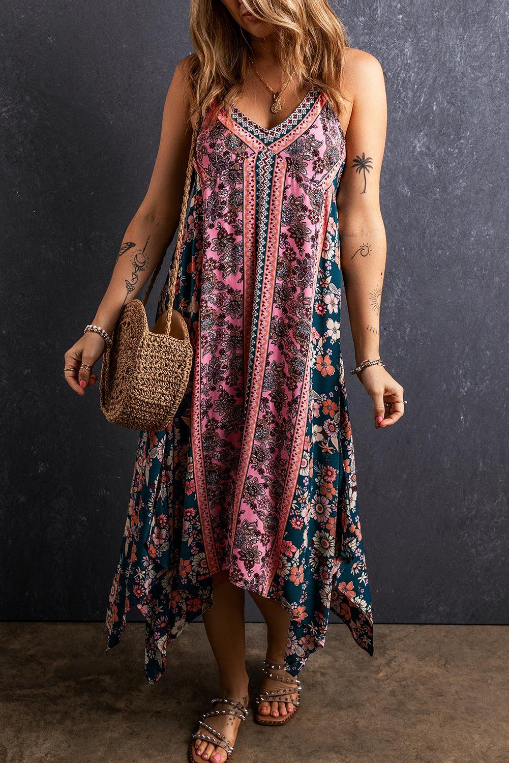 Mila™ – Boho-Kleid mit Patchwork-Print