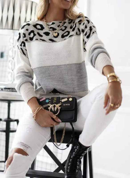 Yara™ - Pullover mit Leopardenmuster