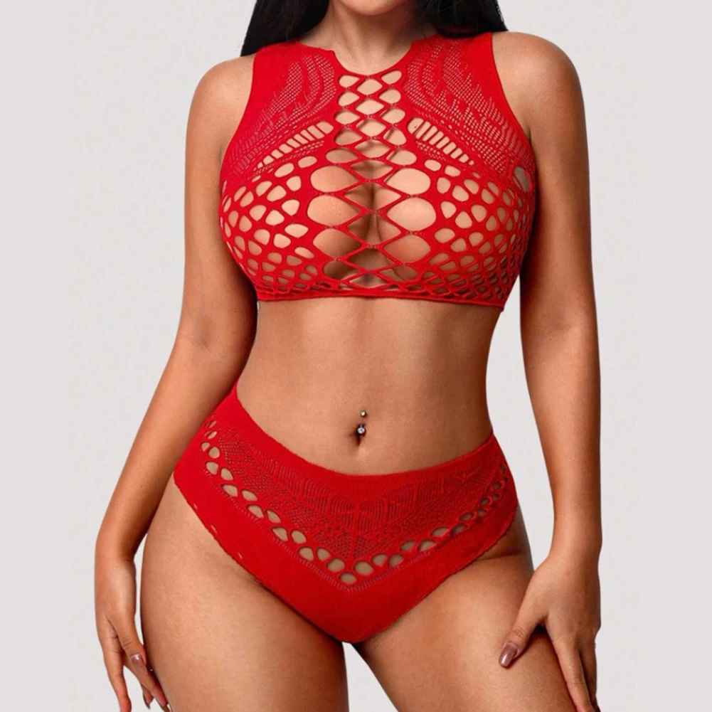 Zoe™ Sexy Netzunterwäsche (2-teiliges Set)