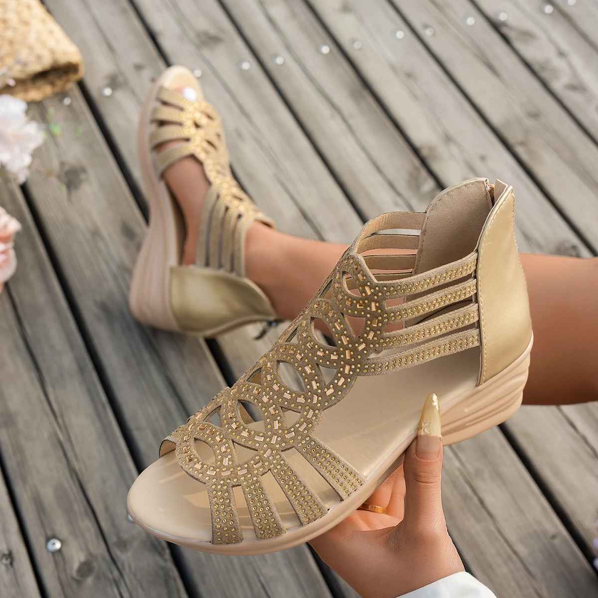 Elna™ – Ultrabequeme orthopädische Sandalen mit komfortablem Absatz