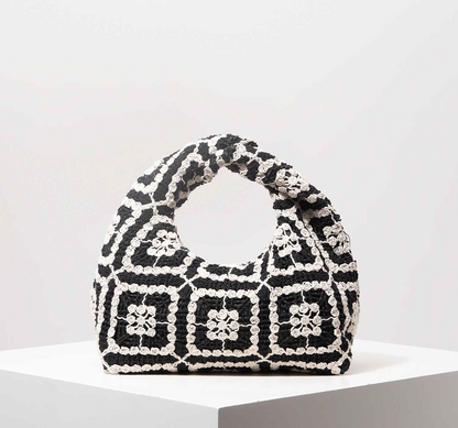 Sundaze™ – Boho Strandtasche aus Korbgeflecht