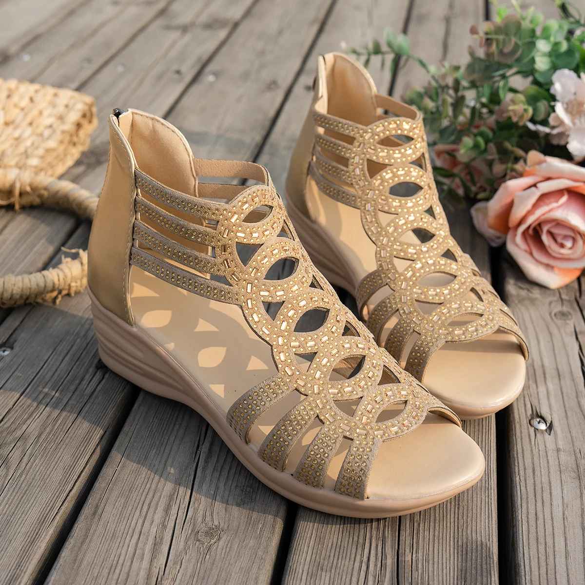 Elna™ – Ultrabequeme orthopädische Sandalen mit komfortablem Absatz