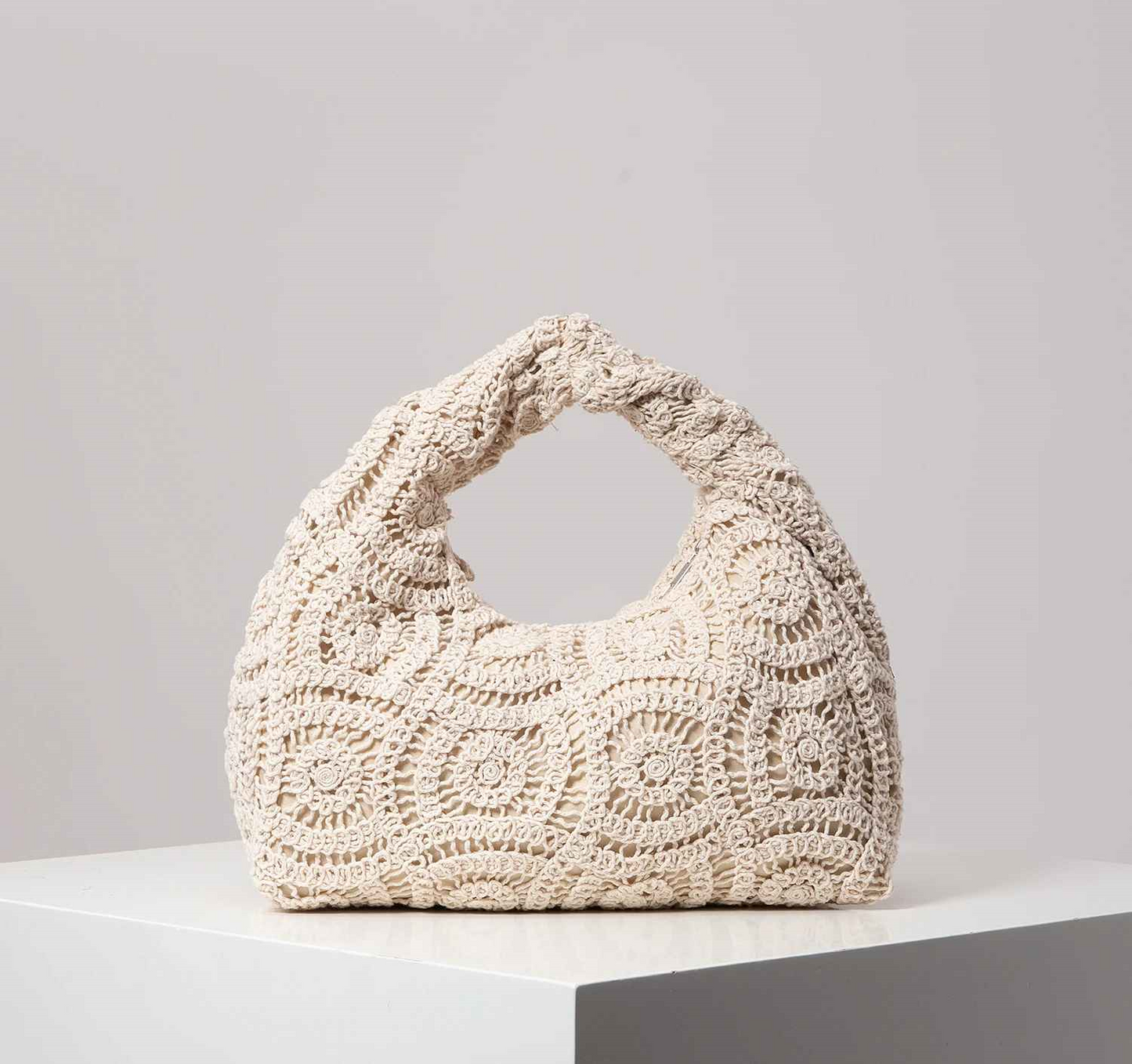 Sundaze™ – Boho Strandtasche aus Korbgeflecht