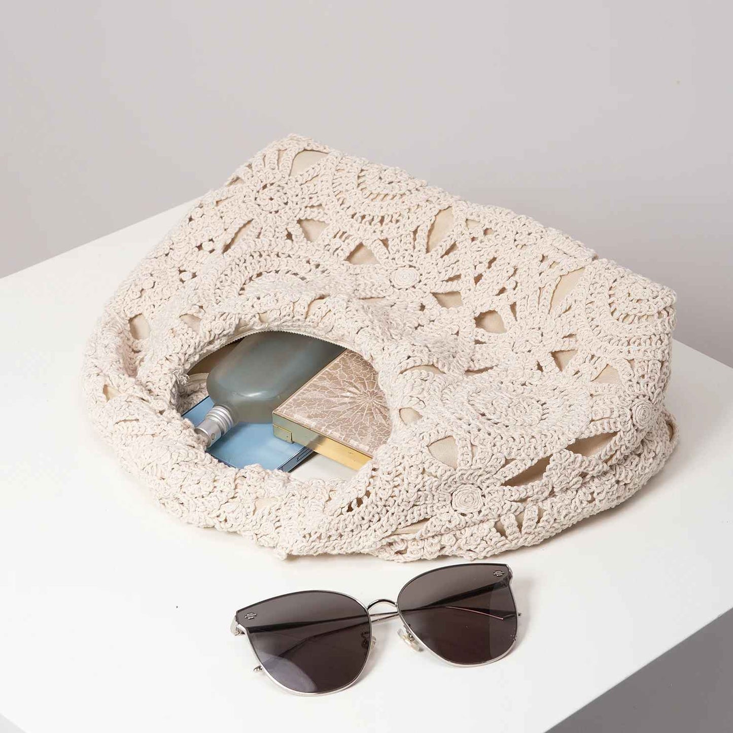 Sundaze™ – Boho Strandtasche aus Korbgeflecht