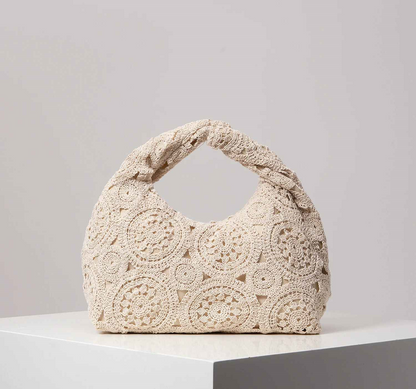 Sundaze™ – Boho Strandtasche aus Korbgeflecht