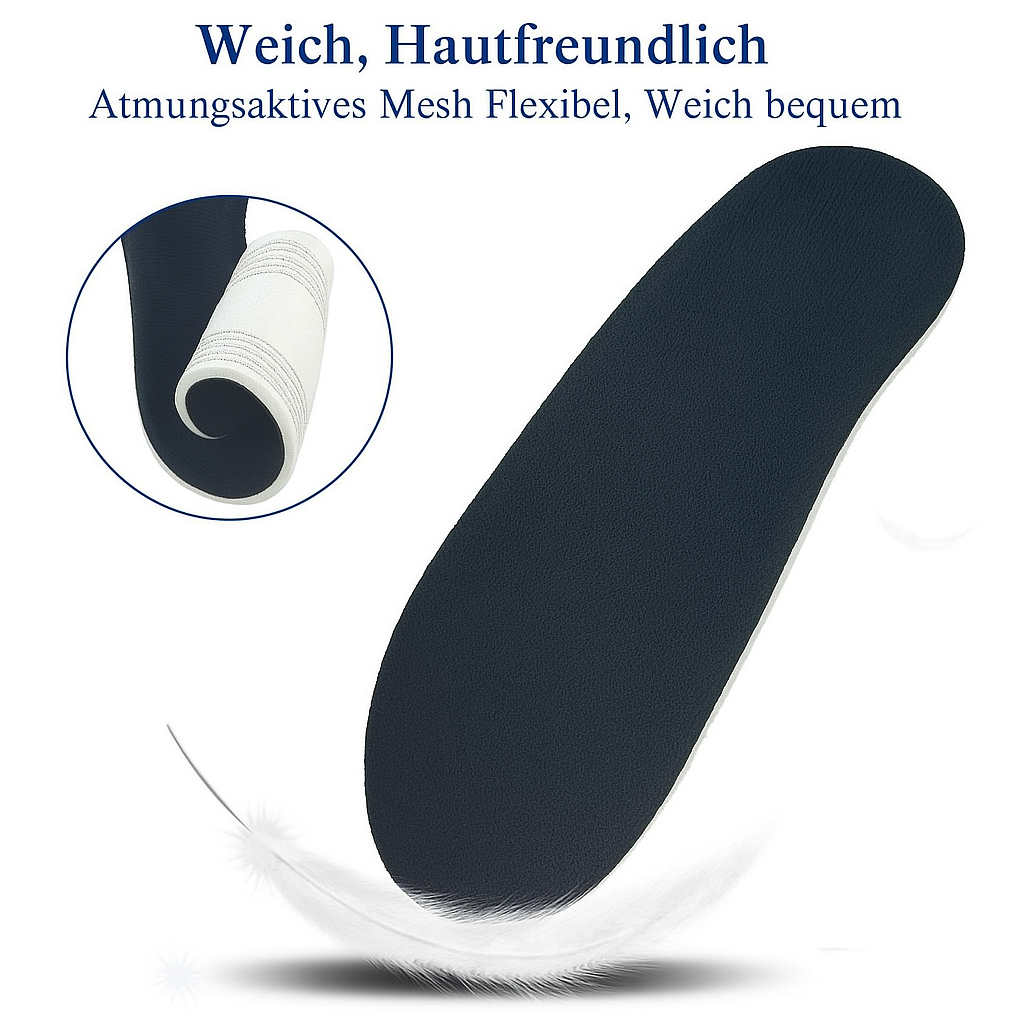 Einlegesohlen gegen Plattfuß