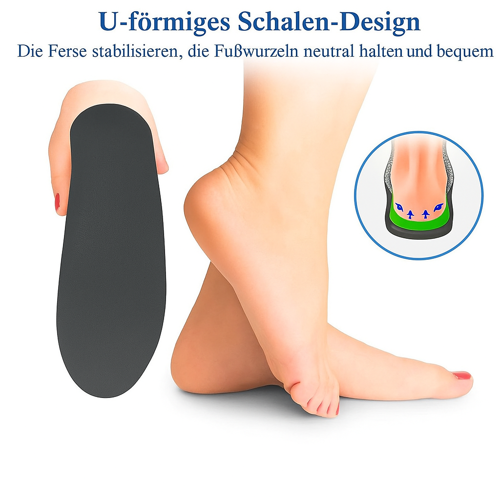 Einlegesohlen gegen Plattfuß