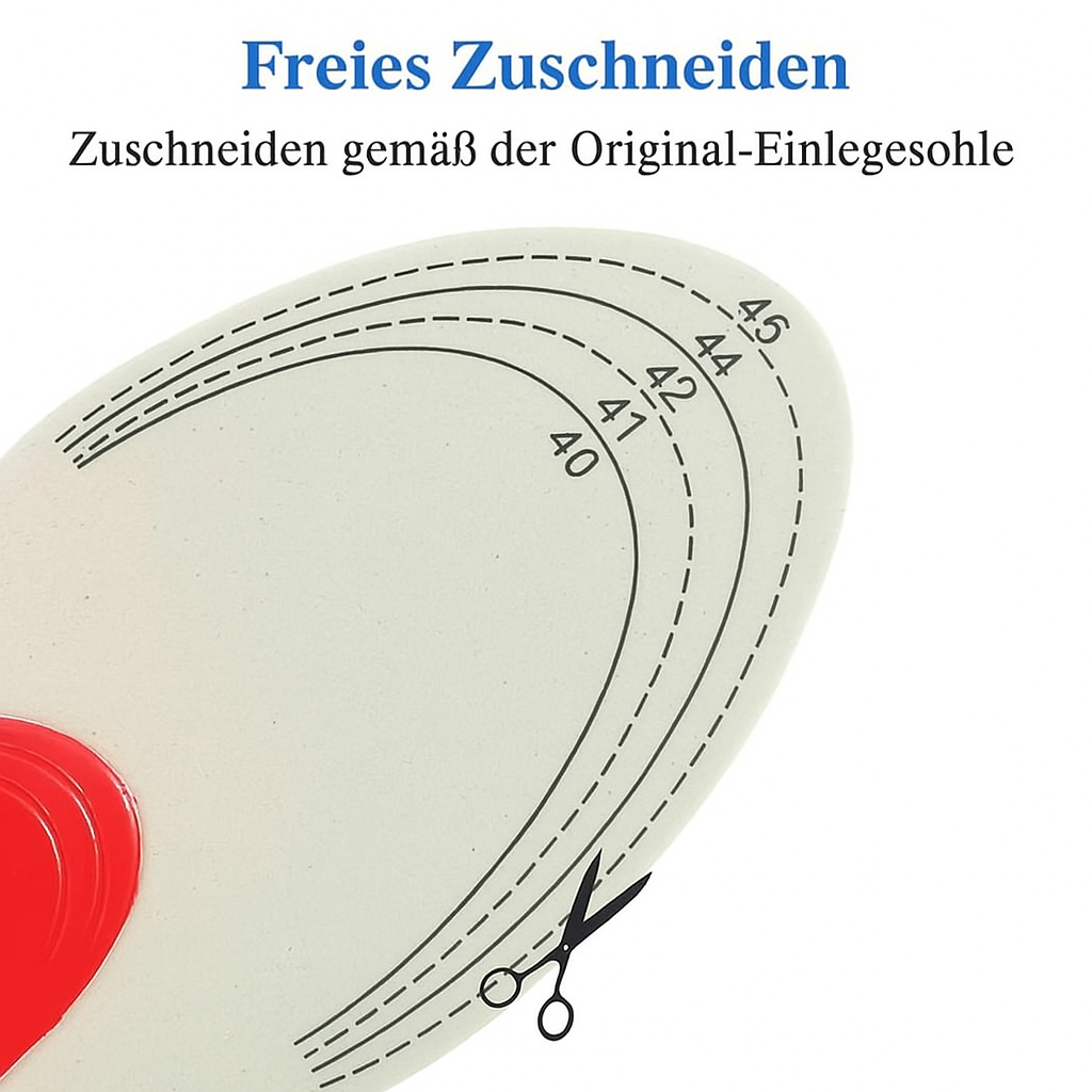 Einlegesohlen gegen Plattfuß
