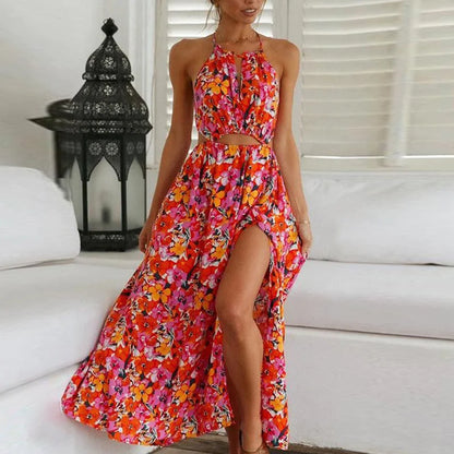Noémie™ – Maxikleid mit Blumenmuster zum Wickeln
