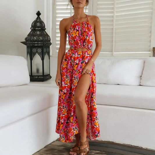 Noémie™ – Maxikleid mit Blumenmuster zum Wickeln