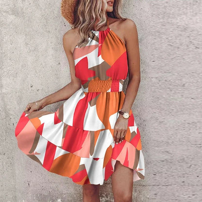 Layla™ – Elegantes Neckholder-Sommerkleid
