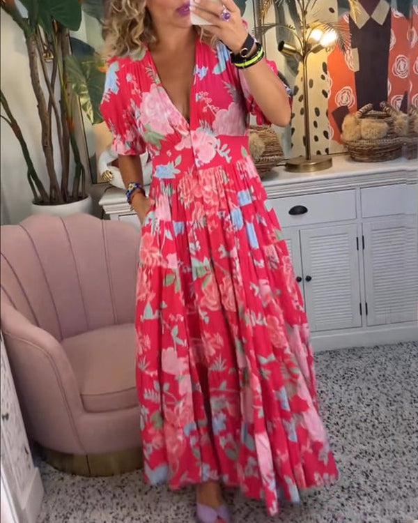Floriana™ – Kleid mit lebhaftem Blumenmuster
