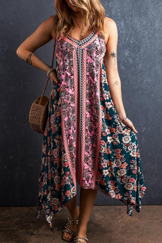 Mila™ – Boho-Kleid mit Patchwork-Print